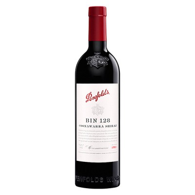 【国内现货包邮】奔富BIN128浮雕版红葡萄酒750ml*1瓶